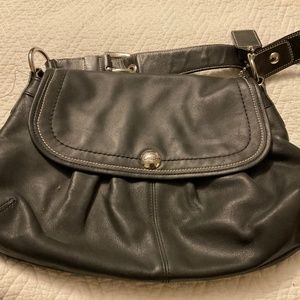 Coach Soho Black Leather Handbag F13729